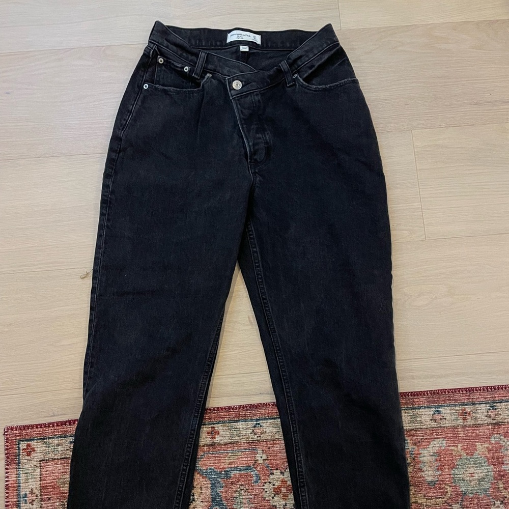 Abercrombie & Fitch Dad High Rise Jeans Curve Love